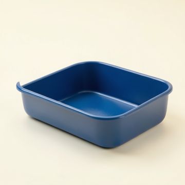 Summit Canyon Empty Under-Desk Cable Tray - Blue (synthetic illustration; no displayed measurements)