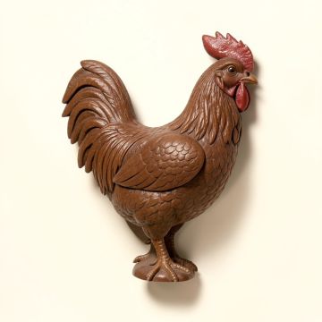 Rooster Overdoor Wall Décor (synthetic illustration; no displayed measurements)