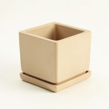 Clay Bend Empty Planter - Beige (synthetic illustration; no displayed measurements)