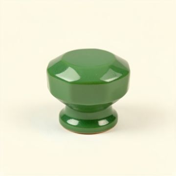 Moss Arc Cabinet Knob Without Packaging - Green (synthetic illustration; no displayed measurements)