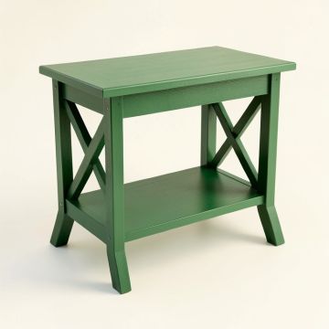 Vale Falls Side Table - Green (synthetic illustration; no displayed measurements)