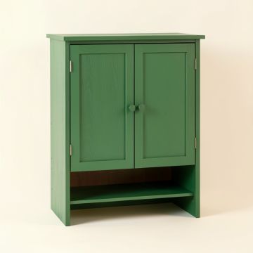 Clay Canyon Wall-Mounted Laundry Cabinet - Green (synthetic illustration; no displayed measurements)