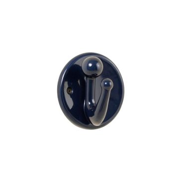 Birch Bridge Wall-Mounted Robe Hook - Navy