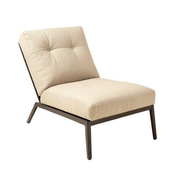 Abeale Tufted Armless Chaise Lounge