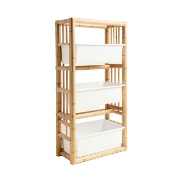 Slate Bluff Empty Vertical Garden Frame - White