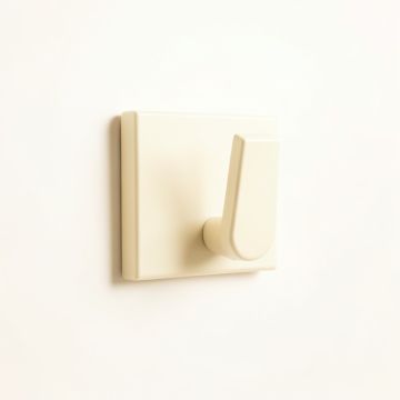 Cedar Crossing Wall-Mounted Robe Hook - Ivory (synthetic illustration; no displayed measurements)