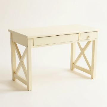 River Bend Writing Desk - Cream (synthetic illustration; no displayed measurements)