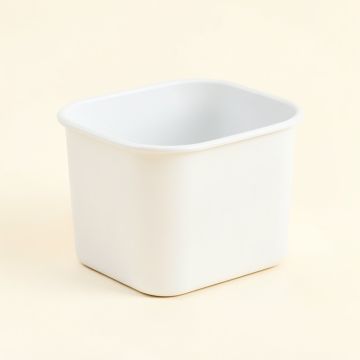 Holly Canyon Empty Raised Planter - White (synthetic illustration; no displayed measurements)