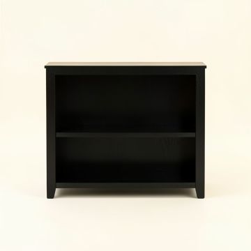 Clay Bridge Low Bookcase - Black (synthetic illustration; no displayed measurements)