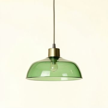 Holly Arc Pendant Light Suspended From One Plain Cable (synthetic illustration; no displayed measurements)