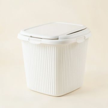 Aspen Branch Laundry Hamper - White (synthetic illustration; no displayed measurements)