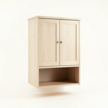 Aspen Dale Wall-Mounted Laundry Cabinet - Beige (synthetic illustration; no displayed measurements)