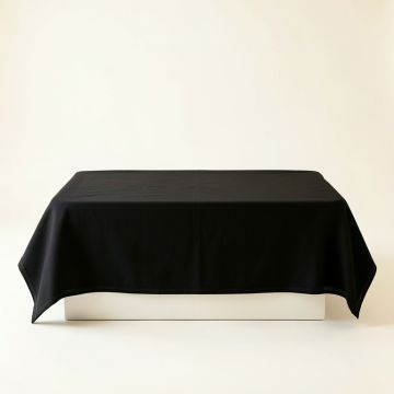 Brook Brook Flat Bed Sheet - Black (synthetic illustration; no displayed measurements)
