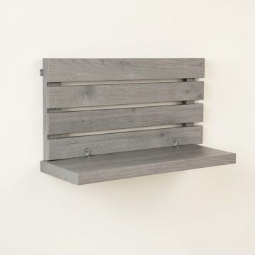 Rowan Dale Wall-Mounted Entryway Organizer Shelf - Gray (synthetic illustration; no displayed measurements)