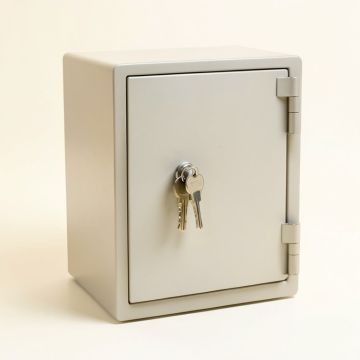 Secure Key Cabinet With Key Lock (synthetic illustration; no displayed measurements)