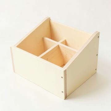 Heath Bluff Low Toy Storage Unit - Cream (synthetic illustration; no displayed measurements)