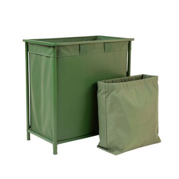 Rowan Arc Laundry Sorting Station With Plain Removable Bags - Green