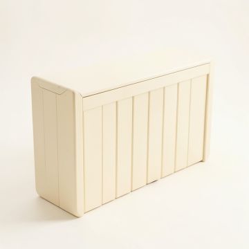 Briar Bridge Narrow Outdoor Storage Bench - Cream (synthetic illustration; no displayed measurements)