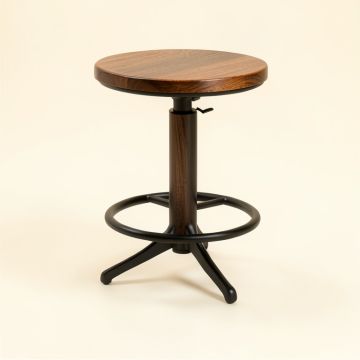 Elmhurst Swivel Solid Wood Bar & Counter Stool (synthetic illustration; no displayed measurements)
