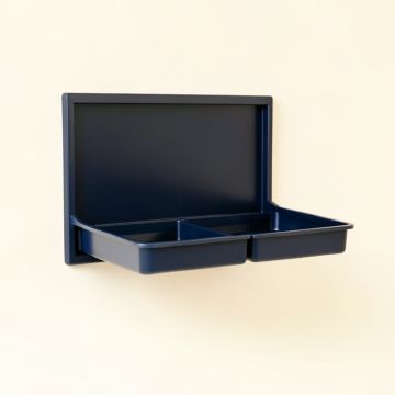 Fern Edge Empty Wall-Mounted Tool Organizer Panel - Navy (synthetic illustration; no displayed measurements)