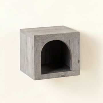 Rowan Dale Wall-Mounted Cat Perch - Gray (synthetic illustration; no displayed measurements)