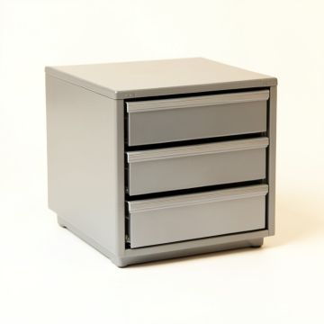 Sage Edge Small-Parts Storage Drawer Cabinet - Gray (synthetic illustration; no displayed measurements)