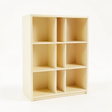 Ash Dale Freestanding Bookcase - Cream (synthetic illustration; no displayed measurements)