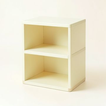 Maple Bluff Low Toy Storage Unit - Ivory (synthetic illustration; no displayed measurements)
