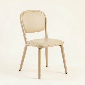 Ash Bridge Dining Chair - Beige (synthetic illustration; no displayed measurements)