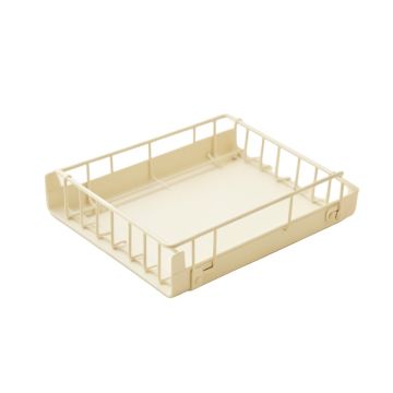 Heath Bluff Empty Under-Desk Cable Tray - Ivory (synthetic illustration; no displayed measurements)