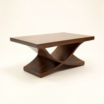 Ivey Scroll Coffee Table (synthetic illustration; no displayed measurements)