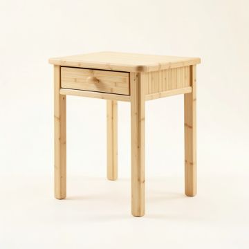 Hazel Field Side Table - Ivory (synthetic illustration; no displayed measurements)