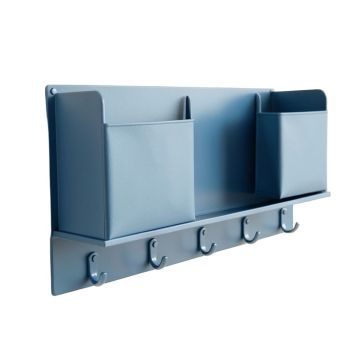 Cliff Brook Wall-Mounted Entryway Organizer Shelf - Blue
