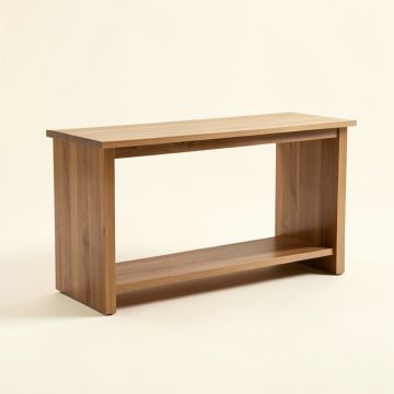 32.75 '' Solid Wood Console Table (synthetic illustration; no displayed measurements)