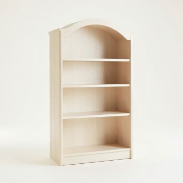 Clay Edge Freestanding Bookcase - Ivory (synthetic illustration; no displayed measurements)