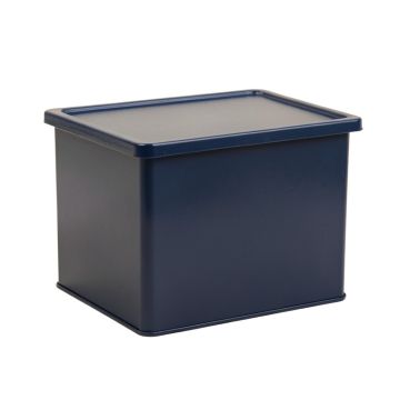 Flint Bridge Closed Outdoor Storage Box - Navy