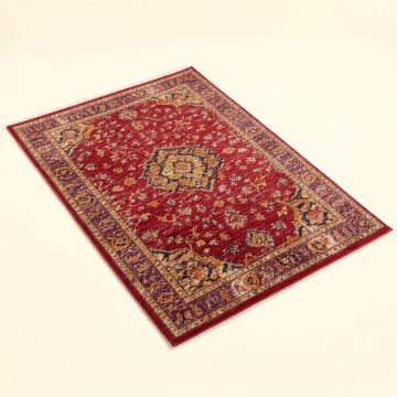Gostkowski Power Loom Red/Purple/Orange Rug (synthetic illustration; no displayed measurements)