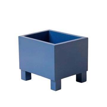 Aspen Bend Empty Raised Planter - Blue