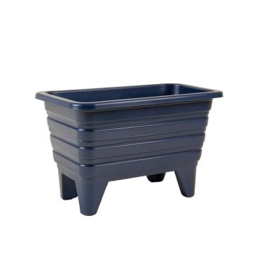Willow Canyon Empty Raised Planter - Navy