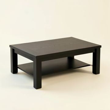 Alder Field Coffee Table - Black (synthetic illustration; no displayed measurements)