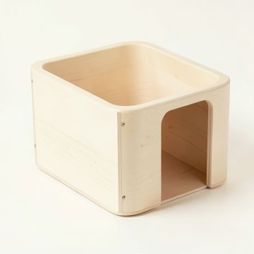 Maple Dale Empty Furniture-Style Litter Enclosure - Ivory (synthetic illustration; no displayed measurements)