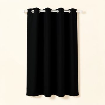 Benzion Solid Max Blackout Thermal Grommet Single Curtain Panel (synthetic illustration; no displayed measurements)