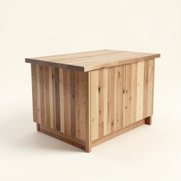 Avelar Kitchen Island With Butcher Block (synthetic illustration; no displayed measurements)