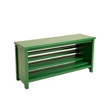 Briar Crest Shoe Storage Bench - Green