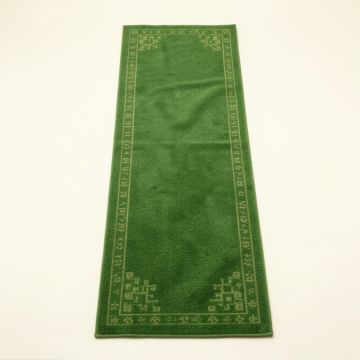 Field Branch Narrow Runner Rug - Green (synthetic illustration; no displayed measurements)