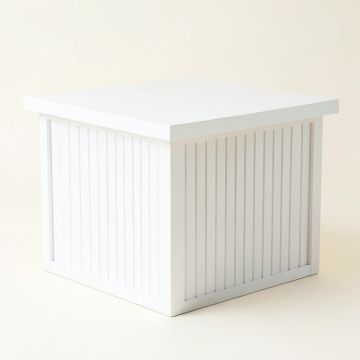 Meadow Dale Closed Outdoor Storage Box - White (synthetic illustration; no displayed measurements)