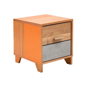Wojciech 1 - Drawer Acacia Wood Nightstand (synthetic illustration; no displayed measurements)
