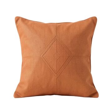 Heath Bluff Filled Accent Pillow - Terracotta
