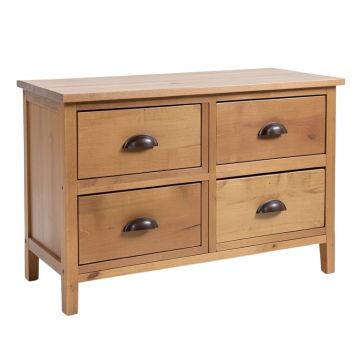 Acton Corn Rope 4 Drawer Accent Chest