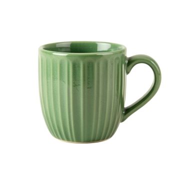 Sage Branch Ceramic Mug - Green